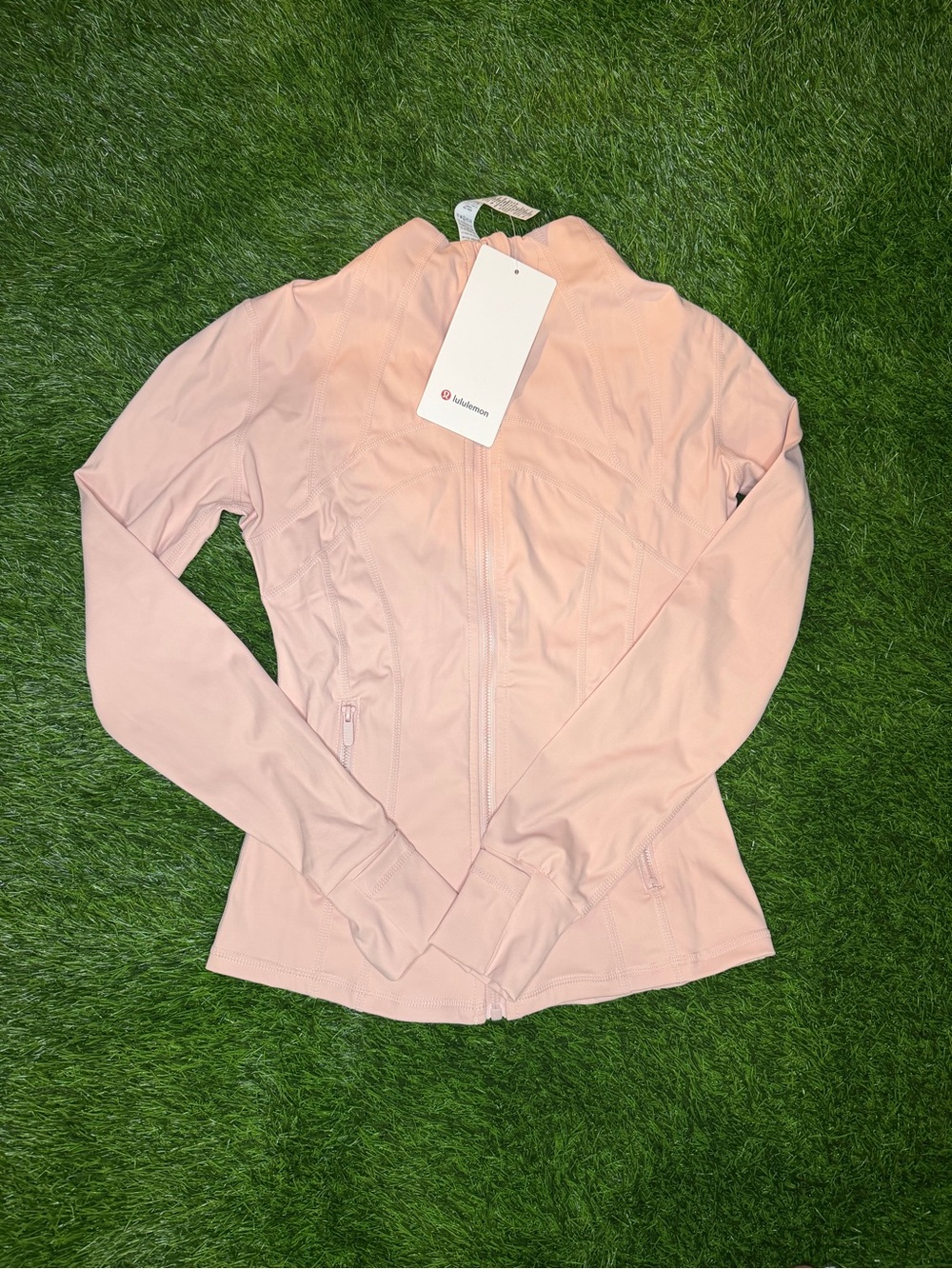 lululemon athletica Light Pink Full-Zip Athletic Jacket